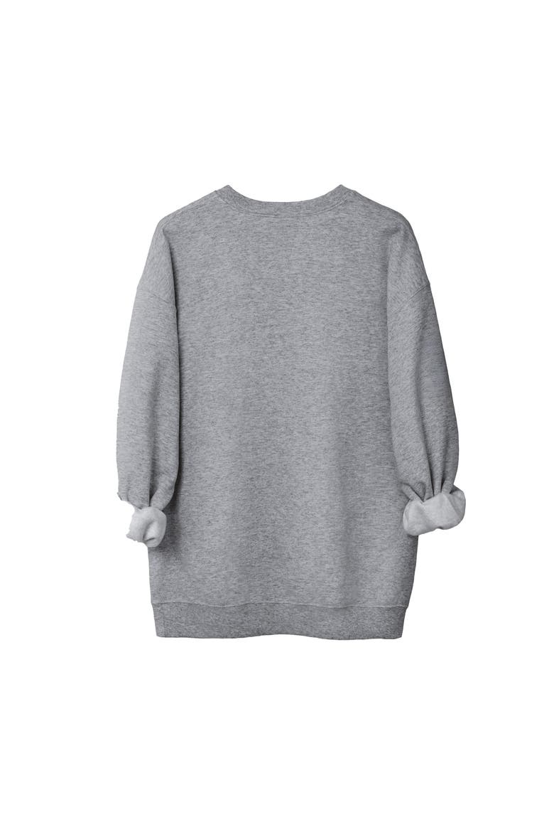Dancing Skeleton Sweatshirt, Alternate, color, Graphite