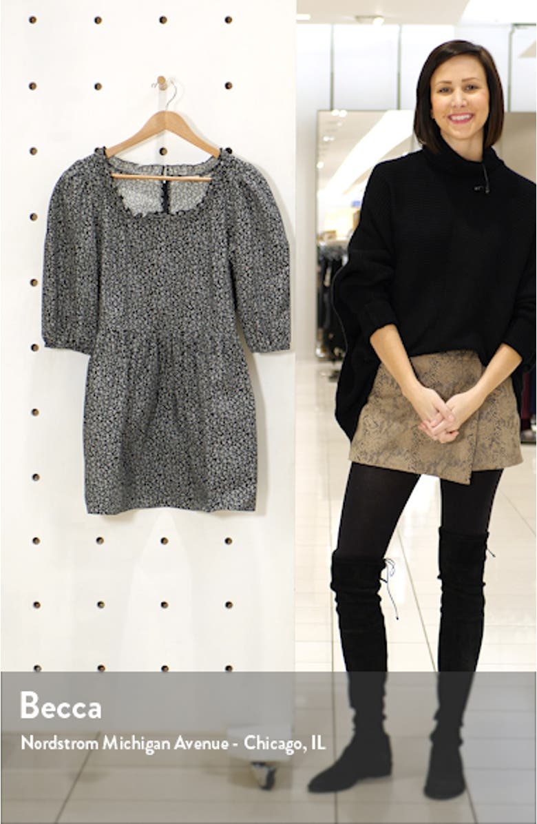 Tilda Floral Minidress, sales video thumbnail