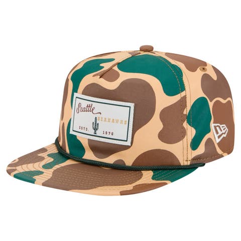 Men
s New Era  Camo Seattle Seahawks Duck Rope 19TWENTY Snapback Hat