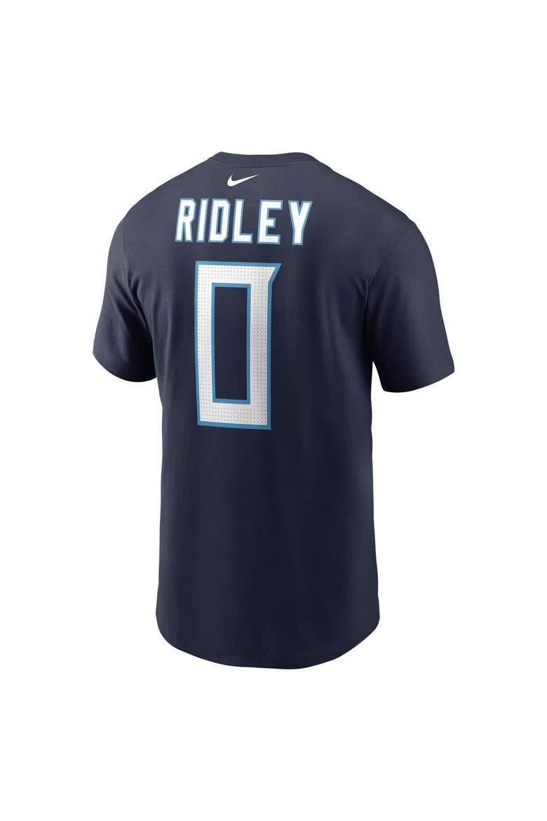 Men's Nike Calvin Ridley Navy Tennessee Titans Player Name & Number T-Shirt, Alternate, color, Navy