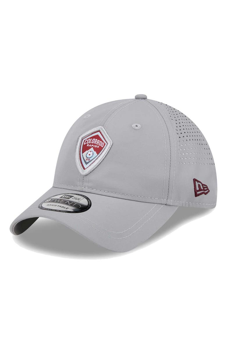 New Era Men's New Era Gray Colorado Rapids Active 9TWENTY Adjustable Hat, Main, color, 