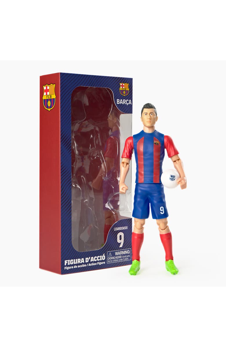 Banbo Toys SOCKERS FC Barcelona Robert Lewandowski 8" Collectible Soccer Action Figure, Main, color, Blue
