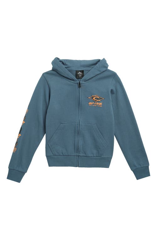 Rip Curl Kids' Raw Energy Hoodie In Vintage Navy