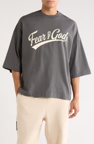 Fear of God Essentials Merch Logo Graphic Cotton T-Shirt