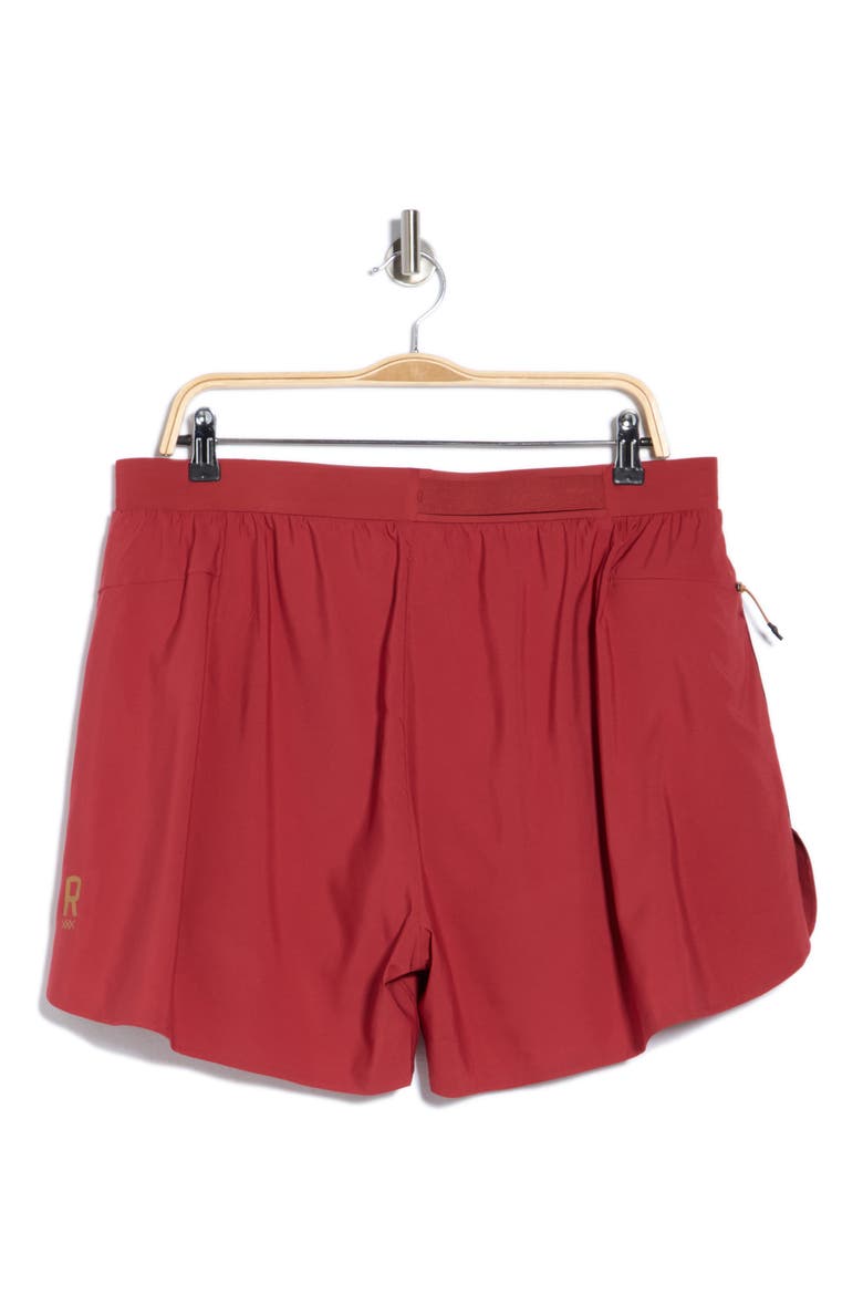 Extra Mile 5-Inch Running Shorts, Alternate, color, RED BRICK
