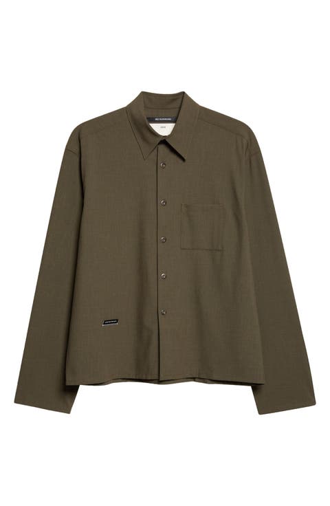 Cropped School Shirt