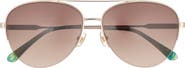 Kate Spade New York Janece 58mm Aviator Sunglasses