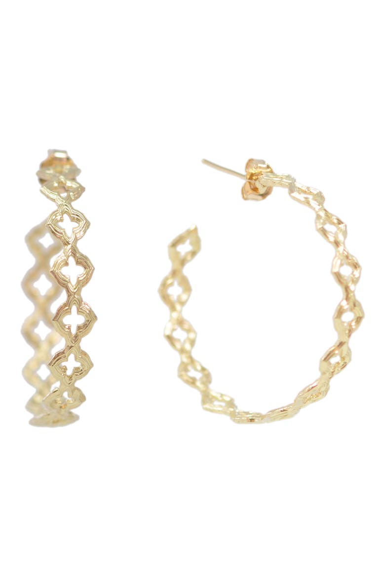 Crivelle Hoop Earrings, Main, color, GOLD