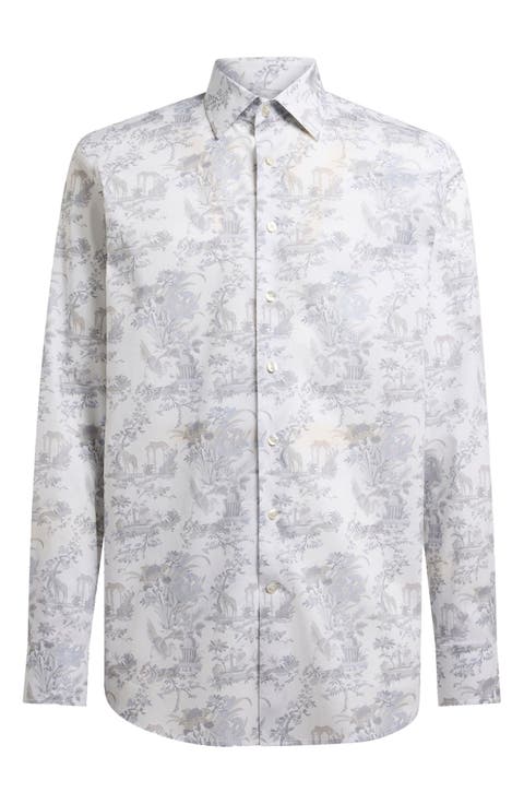 Roma Stretch Cotton Dress Shirt