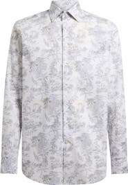 Etro Roma Stretch Cotton Dress Shirt