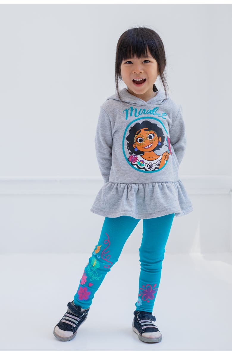 Disney Encanto Mirabel Hoodie & Leggings Set, Alternate, color, Blue / Gray