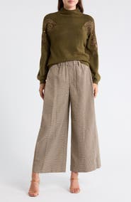 Democracy Sky Rise Wide Leg Pull-On Pants