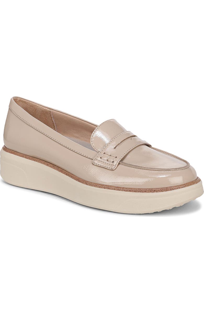 LifeStride Chelsea Platform Penny Loafer, Main, color, Tender Taupe