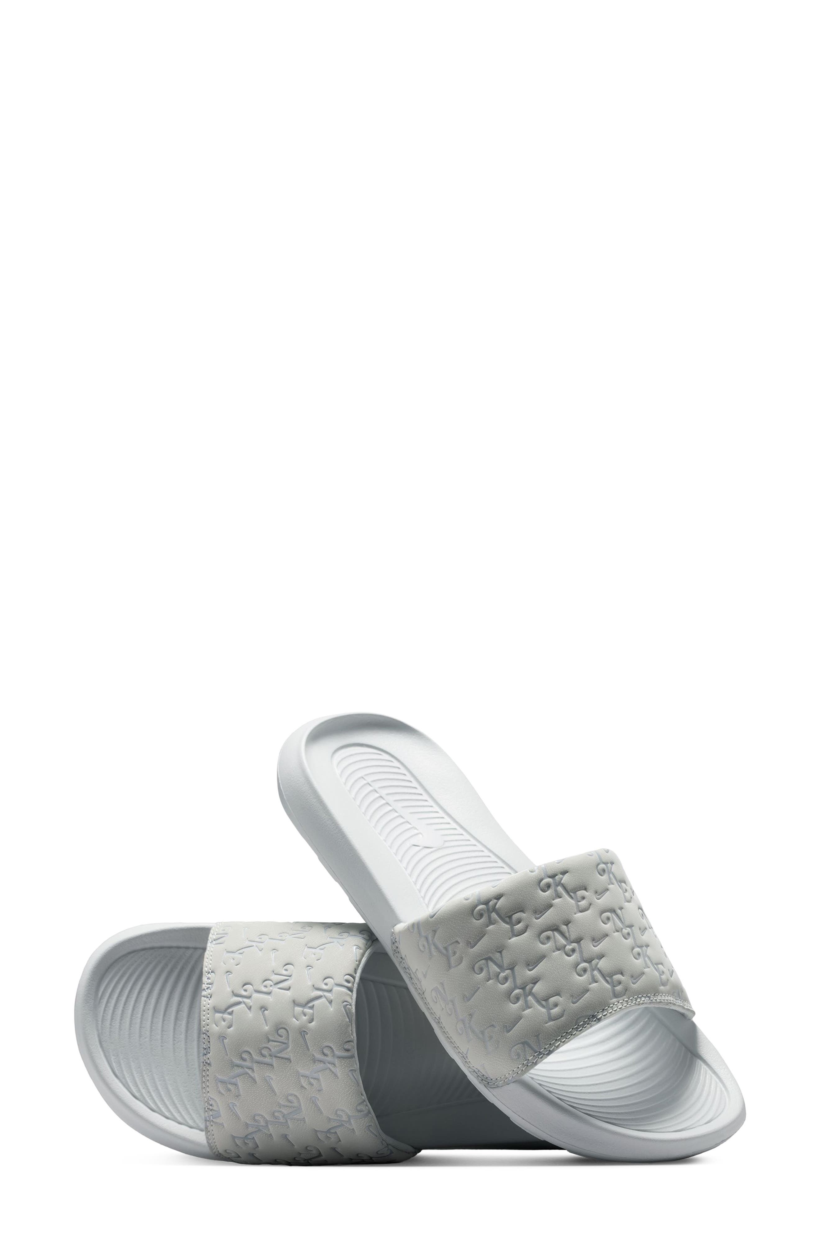 Victori One Slide Sandal, Alternate, color, PHOTON DUST/ WOLF GREY