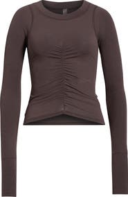 Free People FP Movement Tempo Ruched Long Sleeve T-Shirt