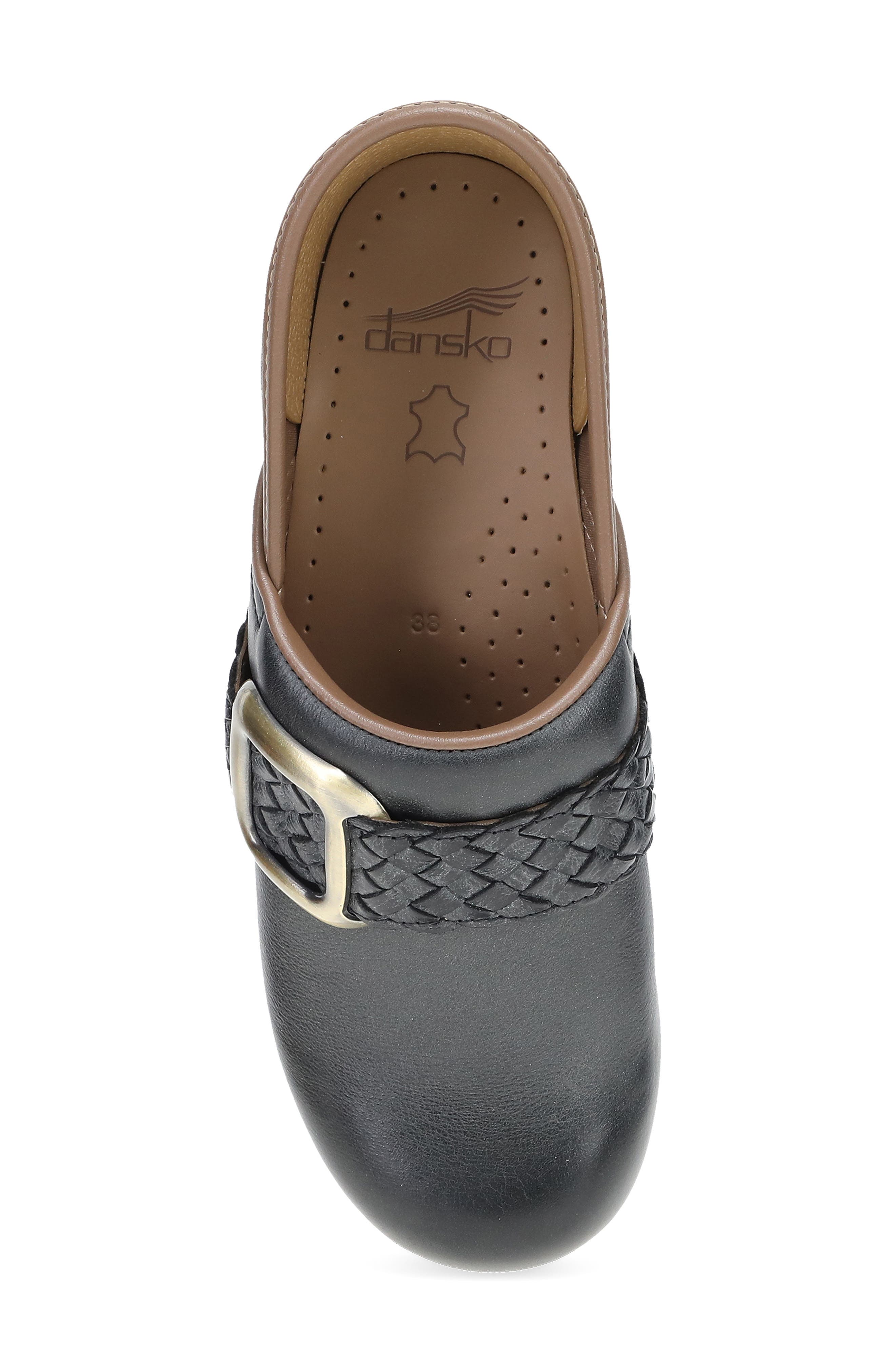 Dansko Pro Braided Clog, Alternate, color, Black