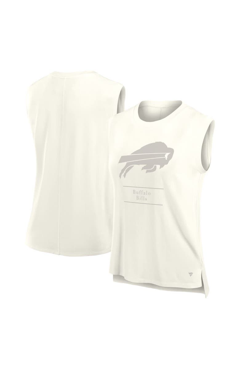 FANATICS Women's Fanatics Cream Buffalo Bills Studio Embrace Tank Top, Alternate, color, Cream