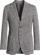 J. Mueser Waverly Linen Herringbone Sport Coat