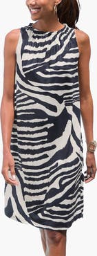 LASCANA Women's High Neck Swing Dress