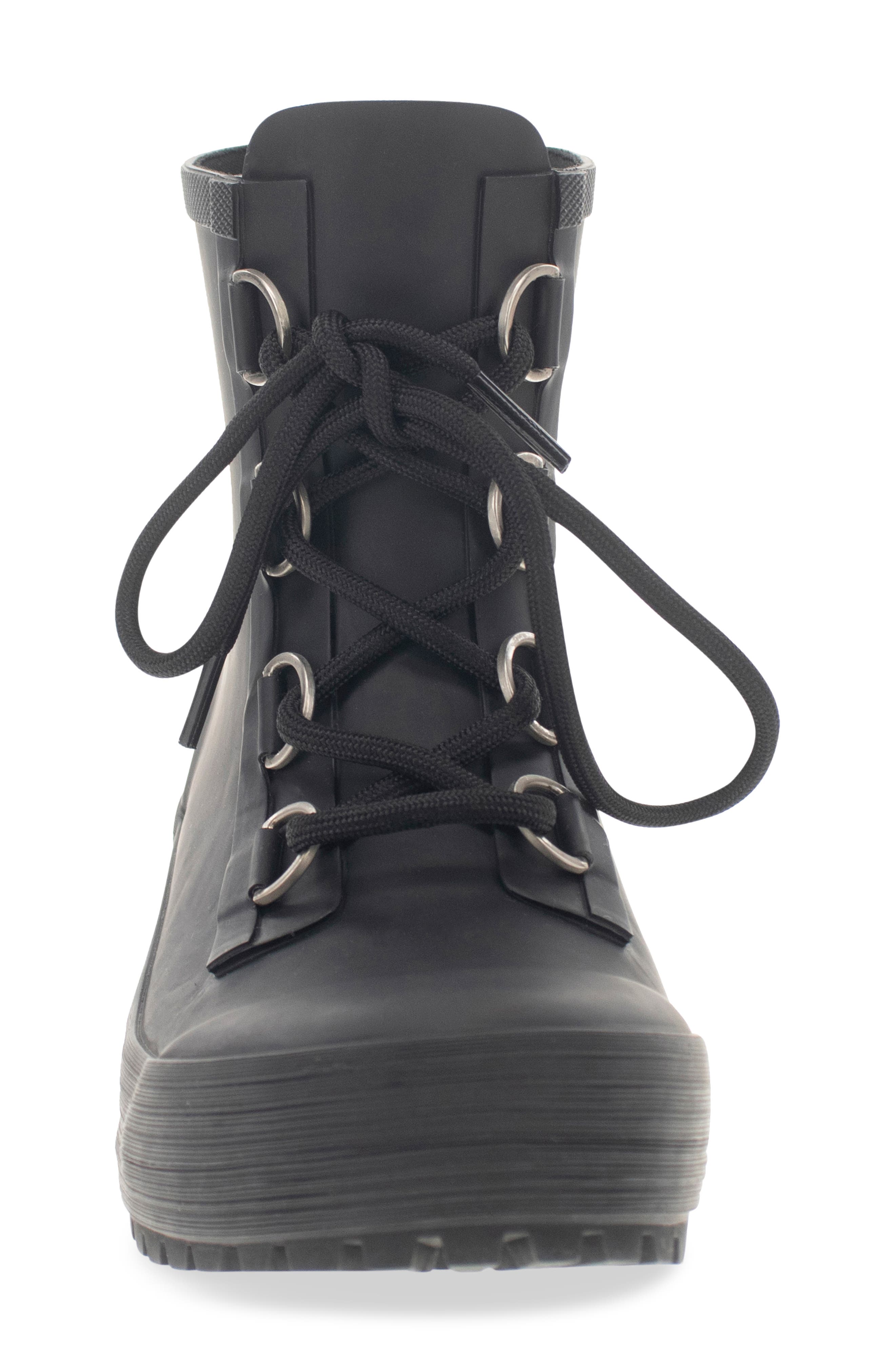 Chooka Ava Lace-Up Waterproof Rain Boot, Alternate, color, 