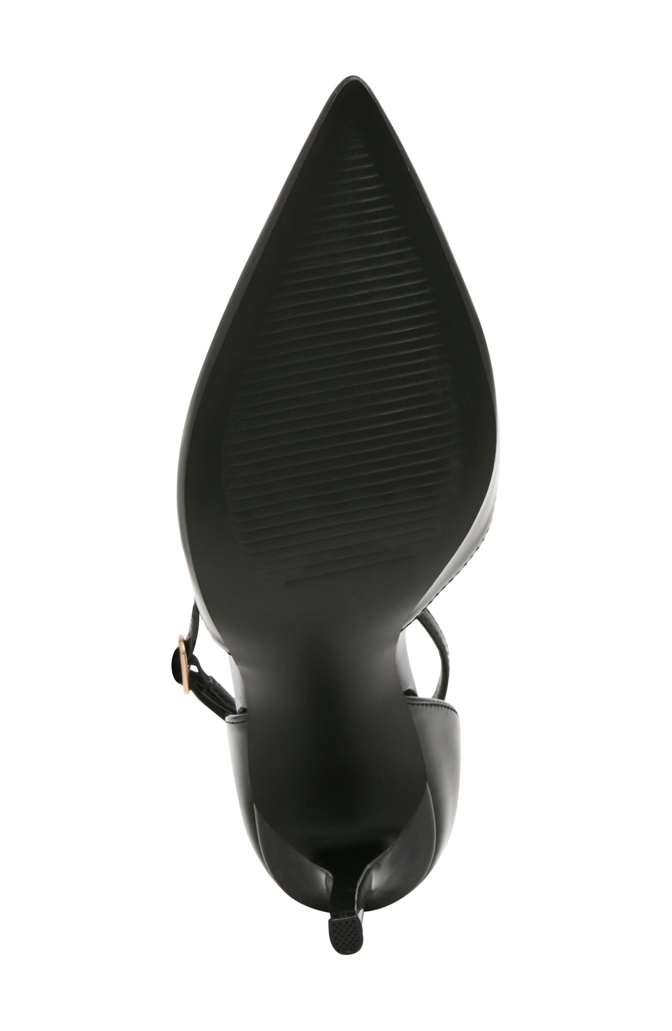 Karat Faux Leather Pump, Alternate, color, BLACK PATENT