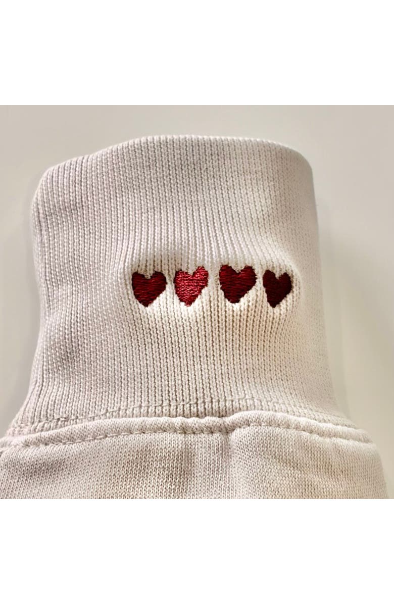 Conscious Ink You Are Loved/Hearts Manifest Sweatshirt, Alternate, color, Faded Bone