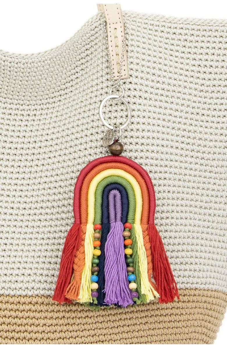 The Sak Yarnicharmz Hand Crochet Dangle - Rainbow, Alternate, color,