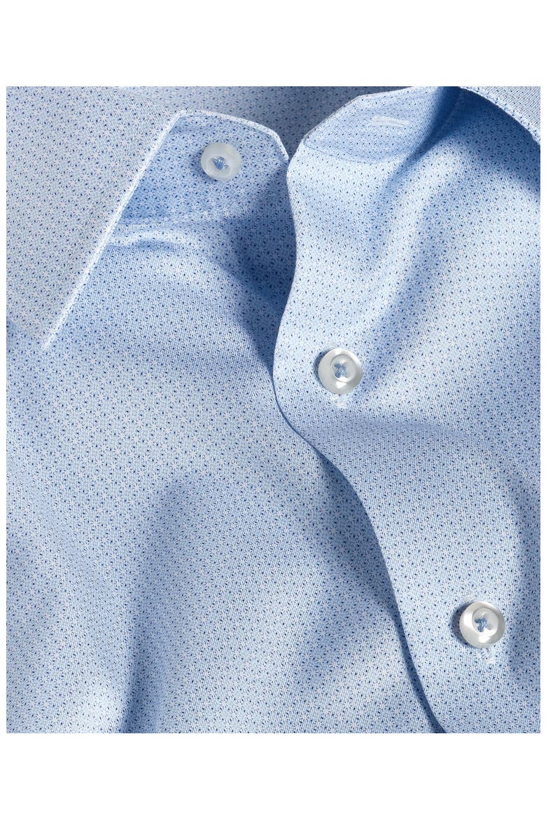 Trim Fit Cotton Dress Shirt, Alternate, color, SKY
