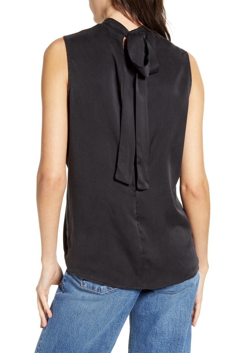 Nobody Denim Sleeveless Silk Blend Top, Alternate, color, 