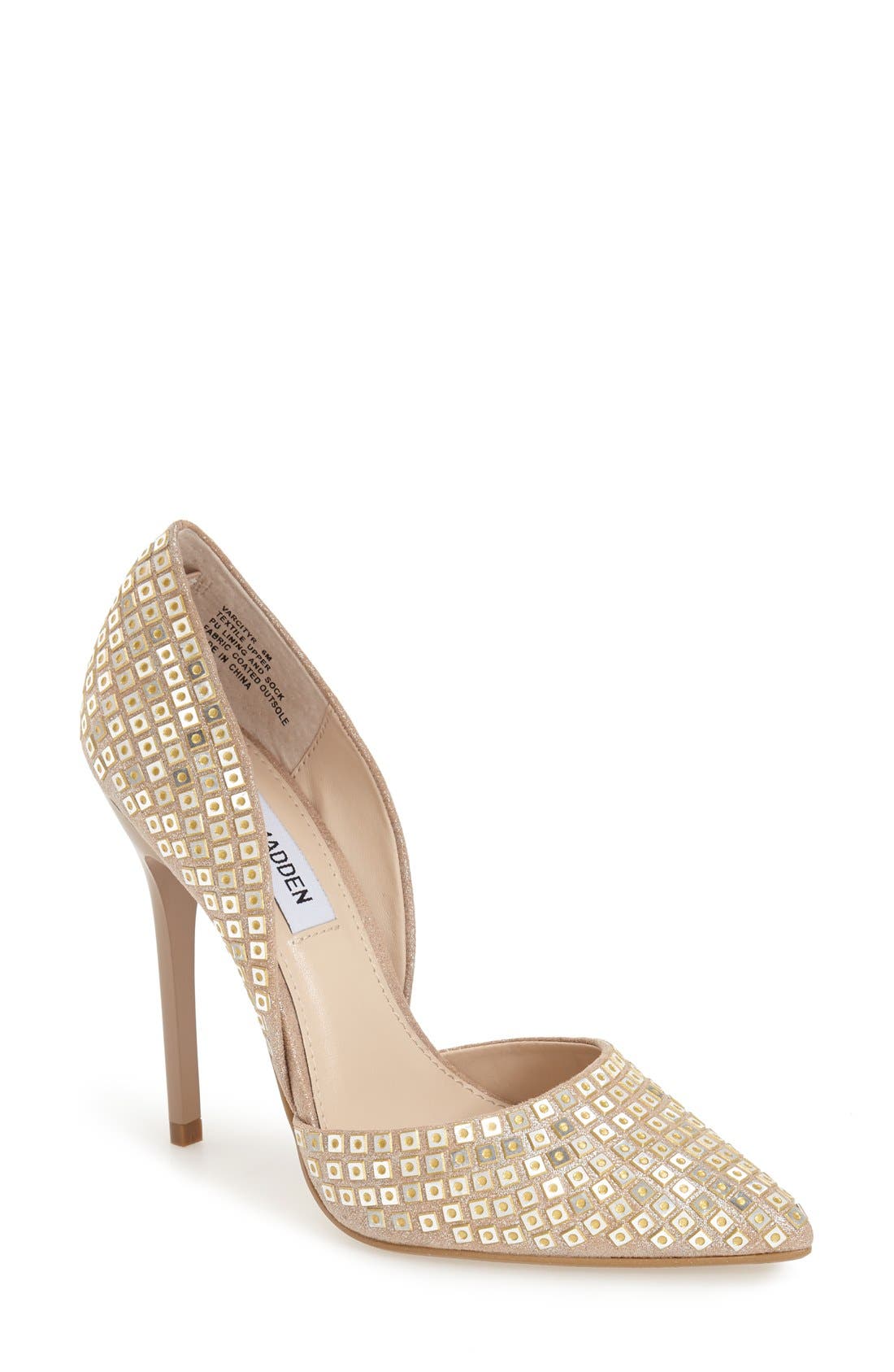 Steve Madden 'Varcity' d'Orsay Pump, Main, color, 