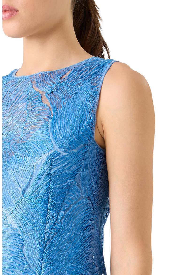 Sea Fan Lace Sheath Dress, Alternate, color, TWILIGHT