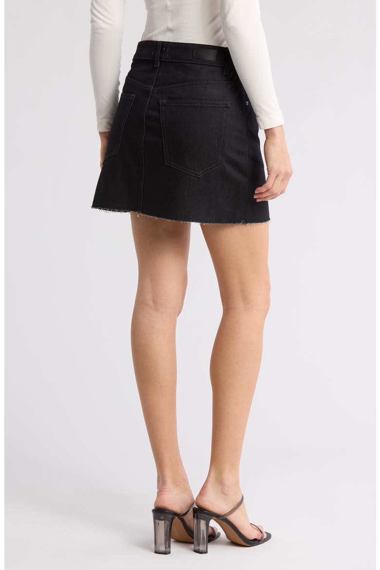 Alma Fray Denim Miniskirt, Alternate, color, ETERNITY