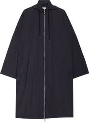 TOTEME Recycled Nylon A-Line Windbreaker Coat | Nordstrom