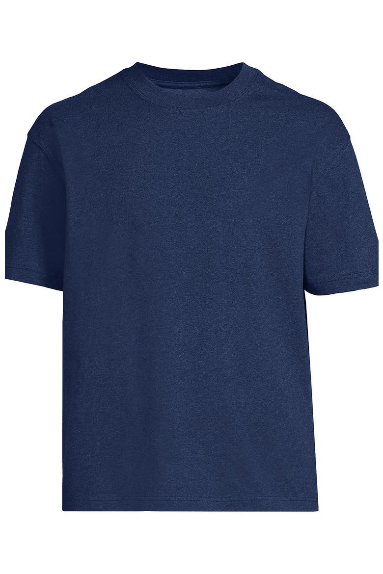 Short Sleeve Super-T Crew Relaxed Fit Tee, Alternate, color, Nautical Blue Heather