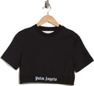 Palm Angels Crop Graphic T-Shirt