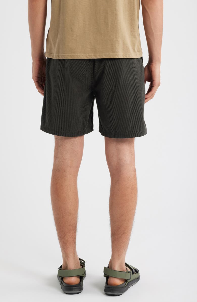 Brixton Everyday Corduroy Shorts, Alternate, color, Washed Black