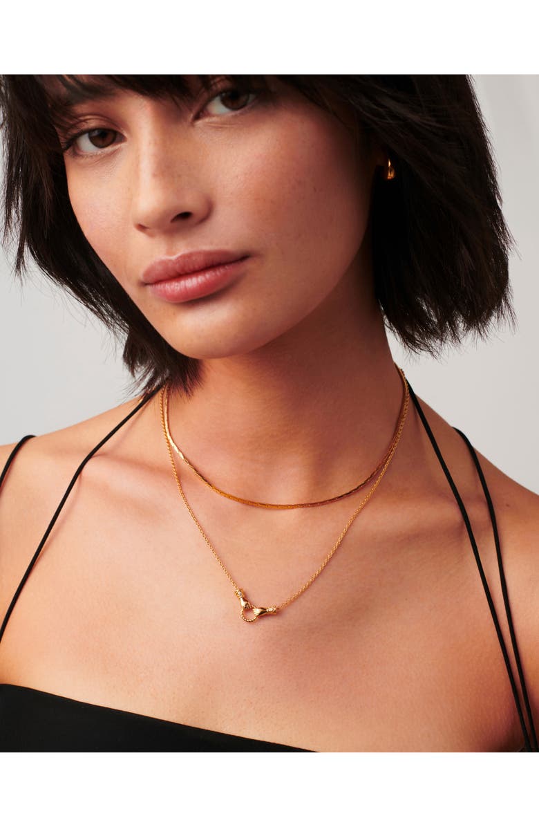 Missoma x Harris Reed Mini In Good Hands Pendant Necklace, Alternate, color, 