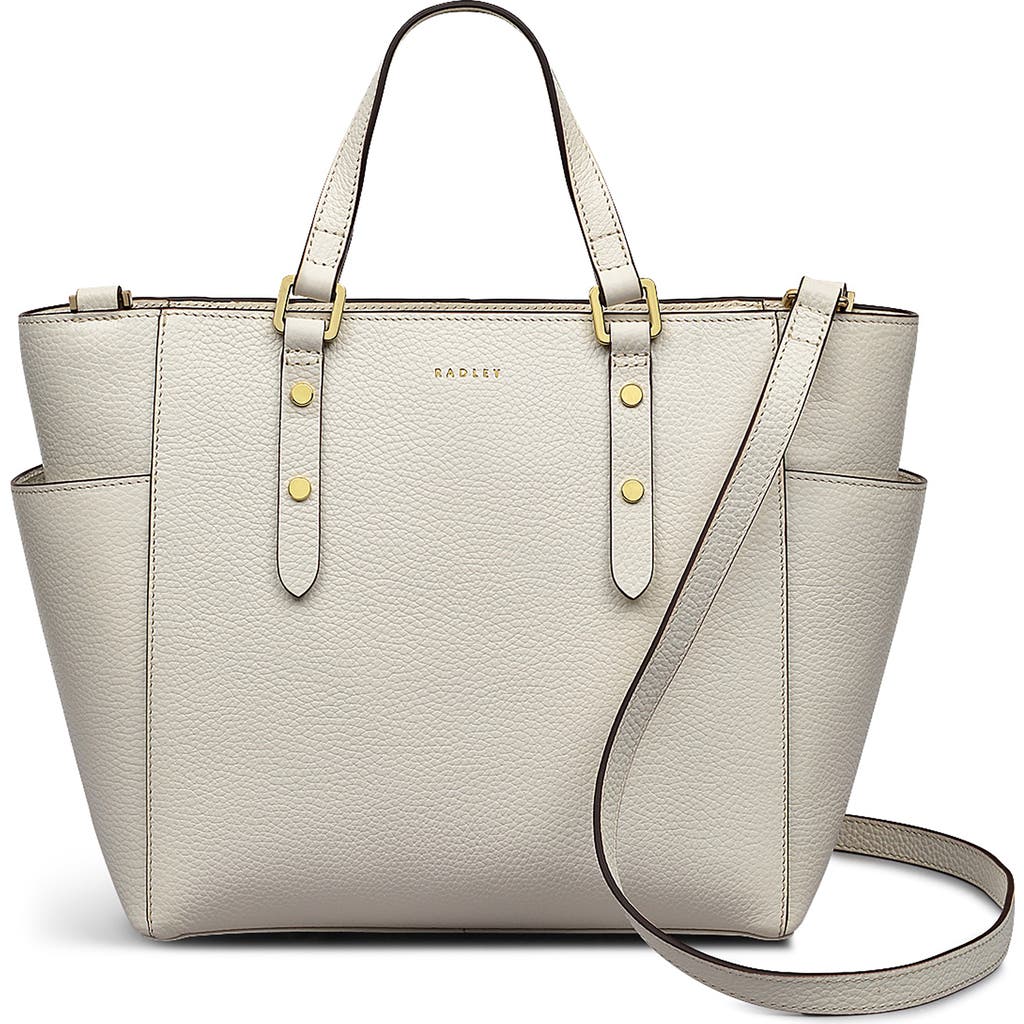 Radley Silk Street Medium Ziptop Satchel Bag In Gray
