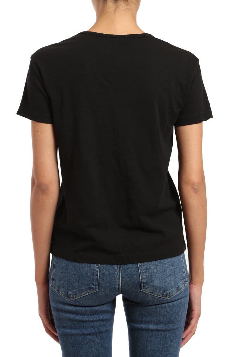 Mavi Jeans V-Neck Cotton Slub T-Shirt, Alternate, color, 