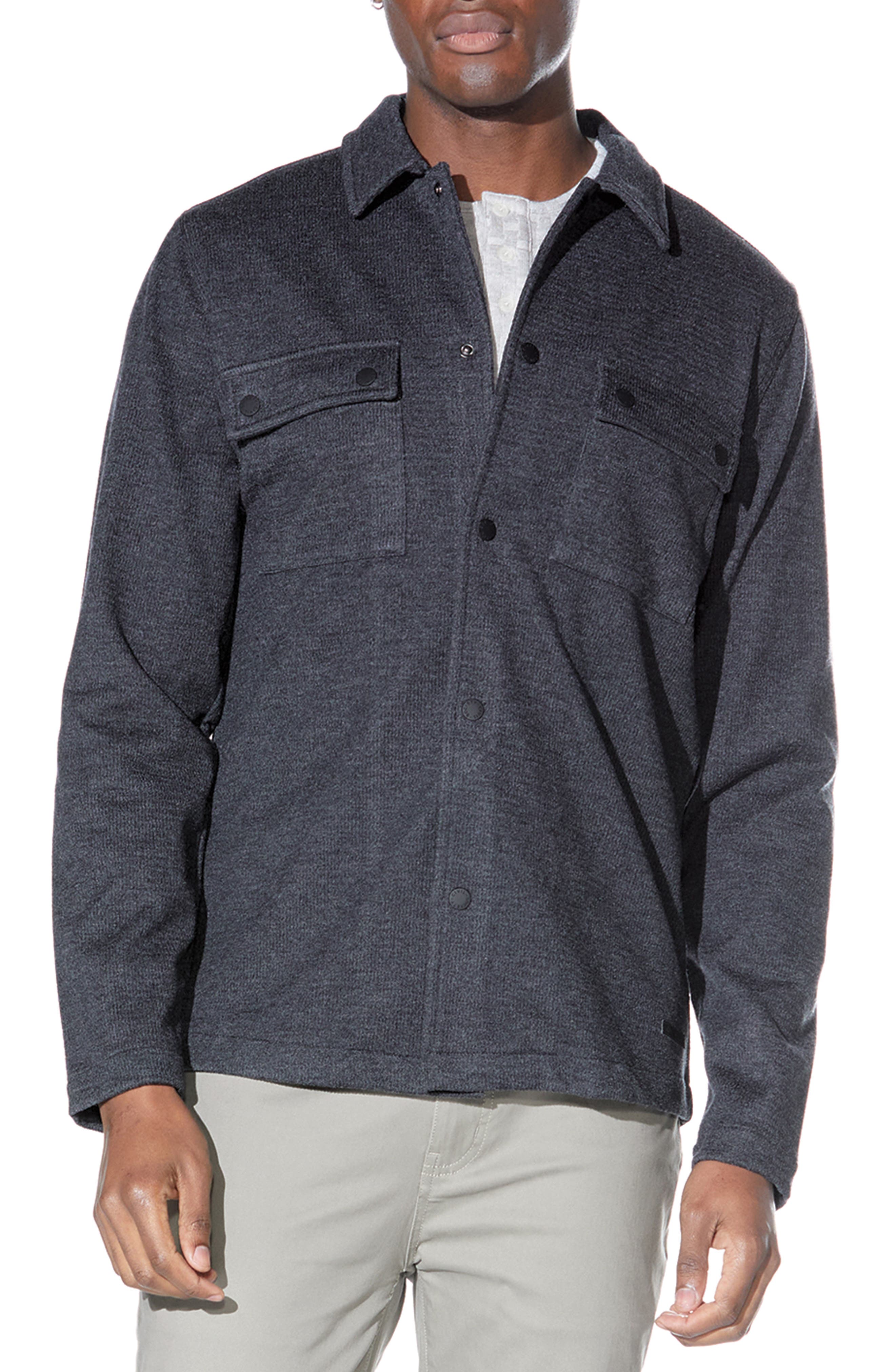 Civil Society Relaxed Fit Knit Shirt Jacket