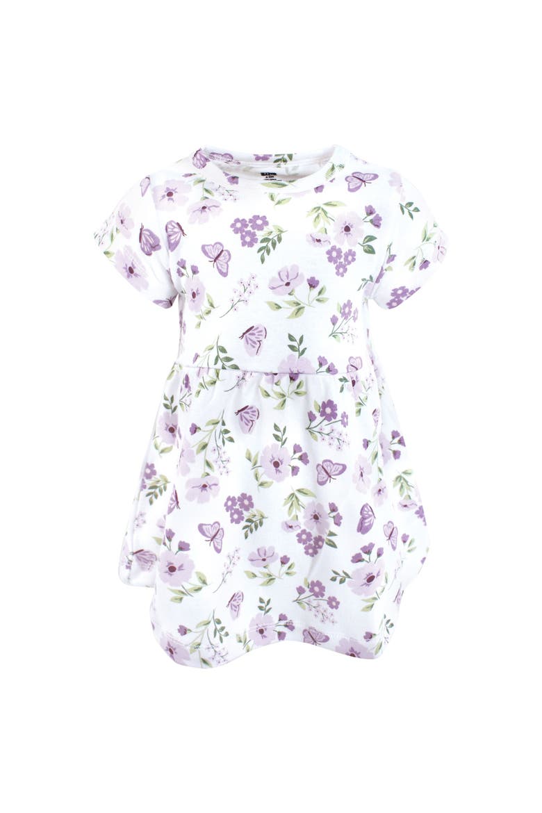 Stylish Baby Dress 2Pc, Alternate, color, Purple Butterfly Floral