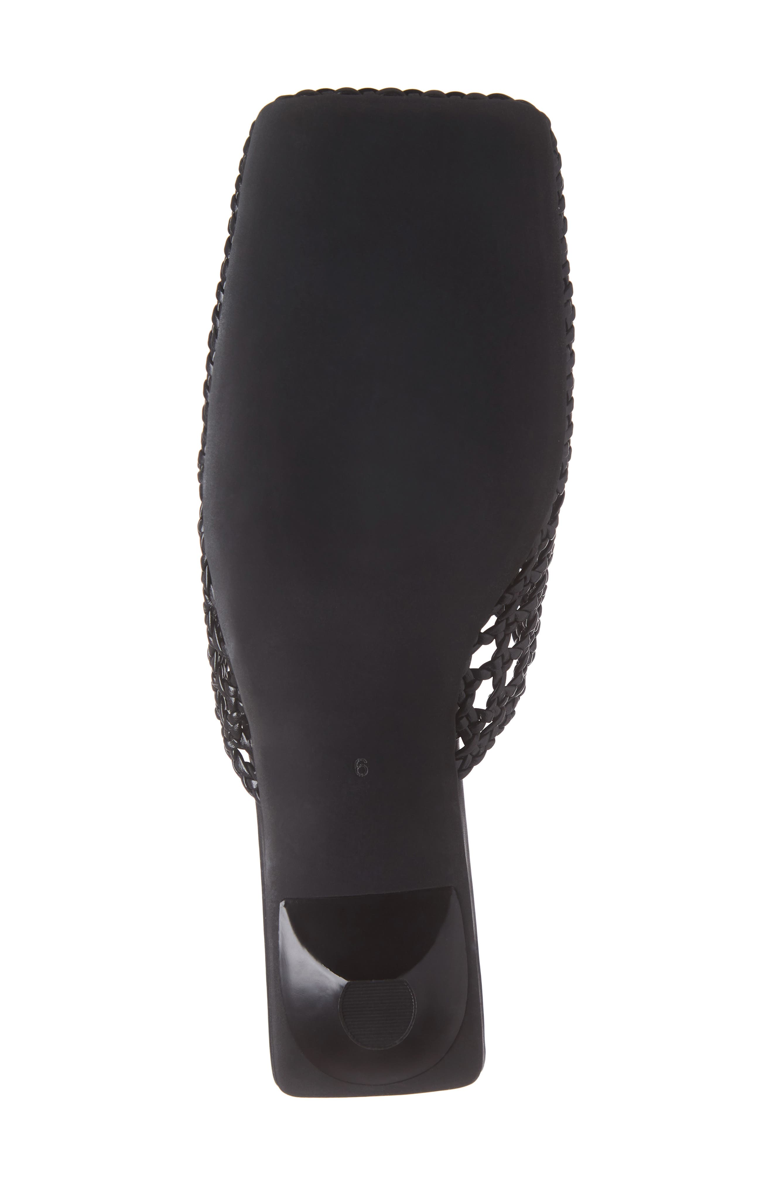 Sleek Mule, Alternate, color, BLACK WOVEN