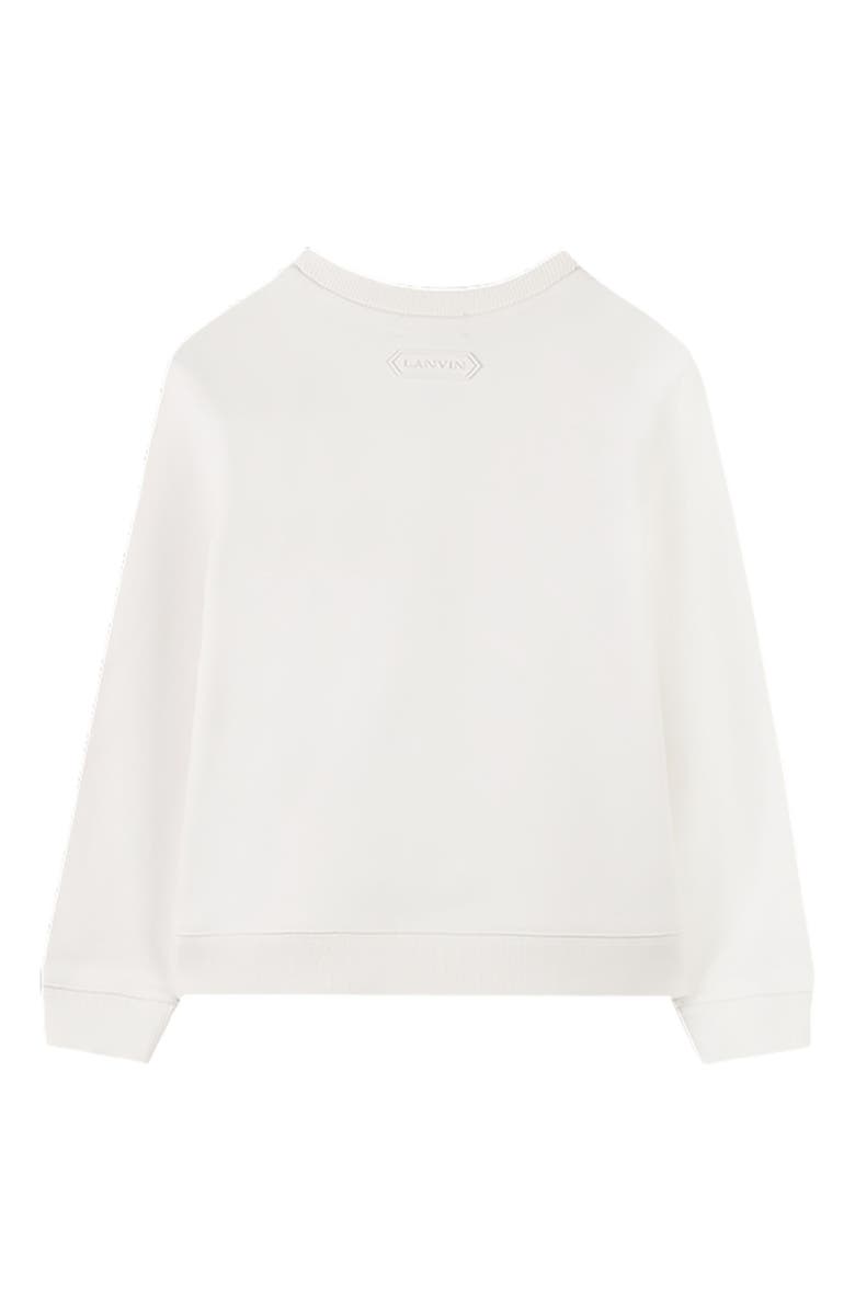 Lanvin KIDS FLEECE SWEATSHIRT, Alternate, color,