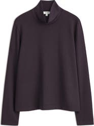 COS Elmas Mock Neck Long Sleeve Top