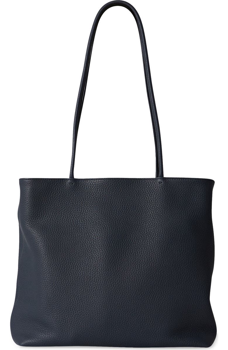 The Row Medium Leather Shopper Tote, Main, color,