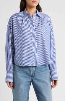 rag & bone Martha Stripe Cotton Button-Up Shirt