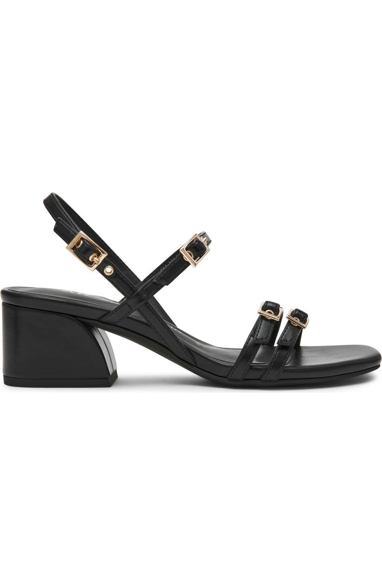 Anne Klein Maybelle Block Heel Sandal, Alternate, color, Black