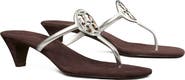 Tory Burch Miller Capri Thong Kitten Heel Sandal
