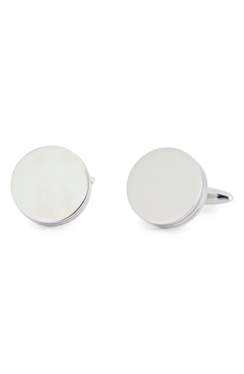 Polished Round Cuff Links