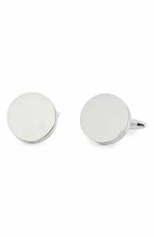 James Michael Polished Round Cuff Links